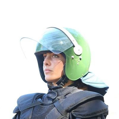 Police top bike helmet