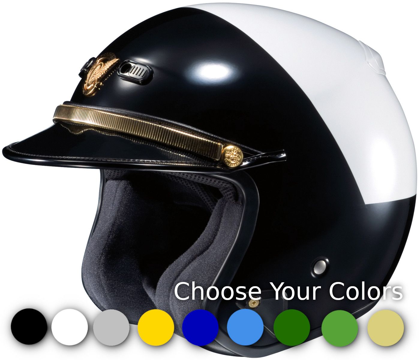 Police motorcycle store helmets