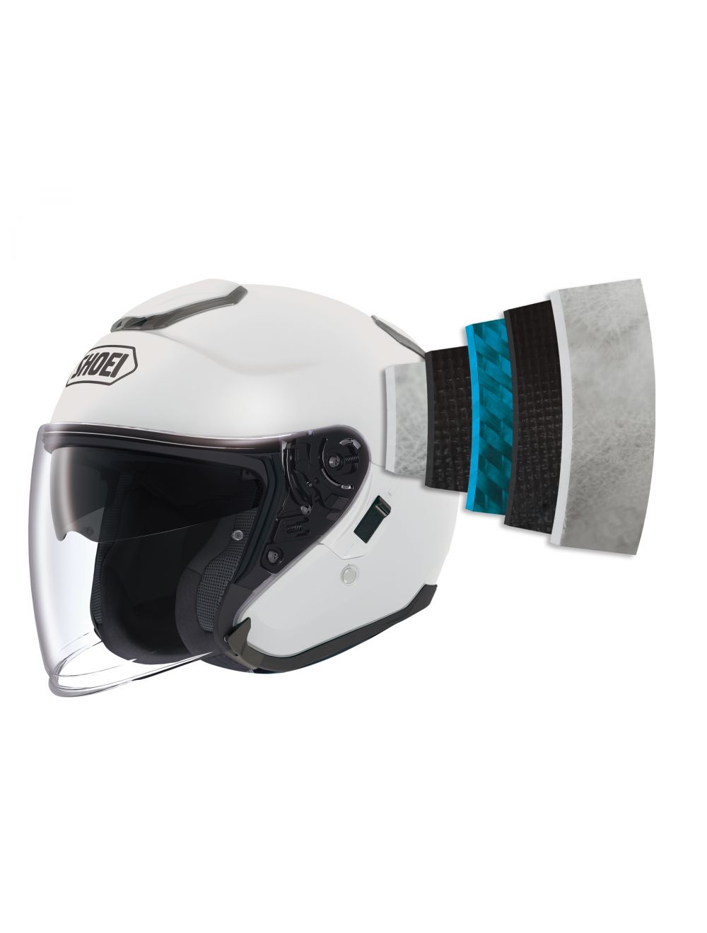 Shoei - J-Cruise II Motor Helmet - SOLID 7 Colors | Police